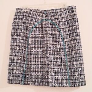 Nine West Multicolor Tweed Pencil Skirt